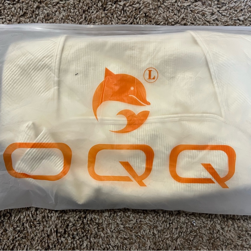 OQQ Cream Bodysuit